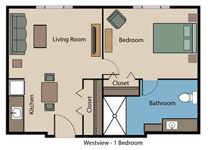 Westview 1 Bedroom